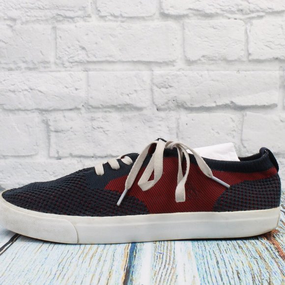Original Penguin Other - Penguin by Munsingwear Men's Red Blue Canvas Low Top Casual Sneakers Size 12